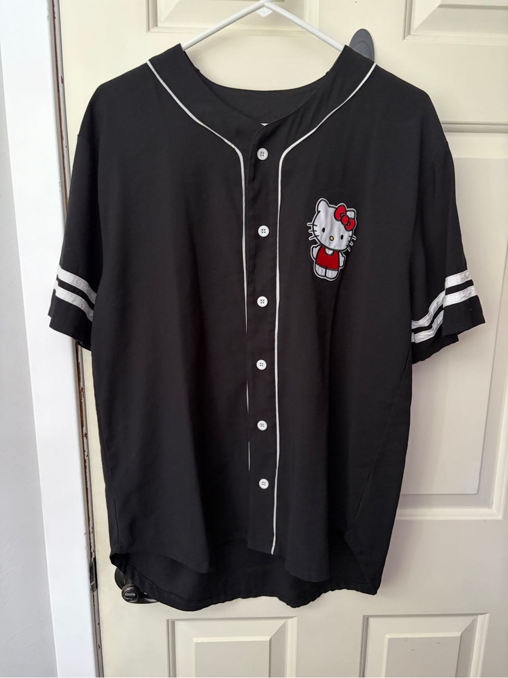 Aeropostale Black Hello Kitty Jersey Top